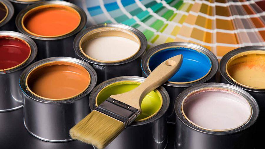 The most widely used chemicals in the paint industry